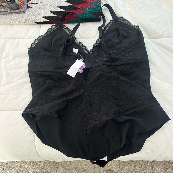 NWT | YITTY Black Lace Detail Lingerie Bodysuit - Picture 4 of 4